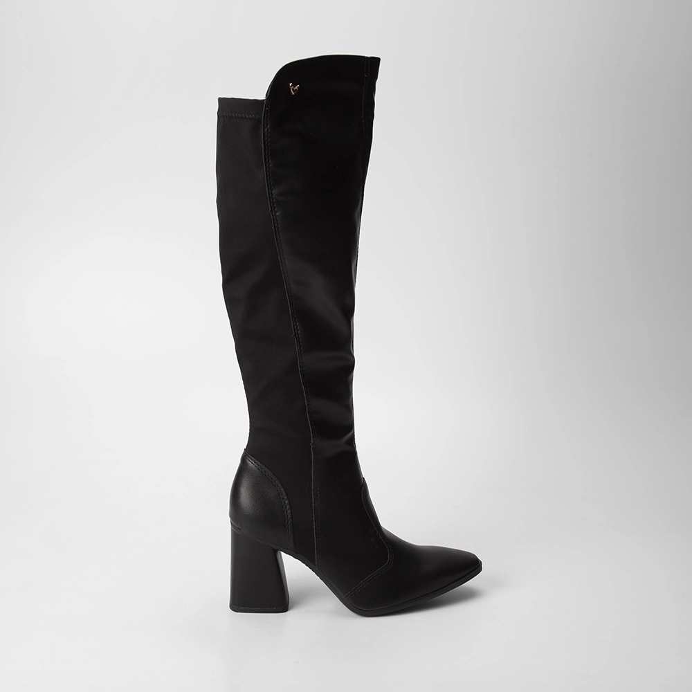 Salto Bloco Bota Preta Mississippi Bota Mississipi Cano Longo