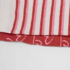 Kit Meia Cano Curto Stz 2 Pares 34-38 Love Vermelho