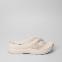 Chinelo Piccadilly Marshmallow Anabela Off White