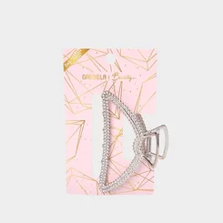 Prendedor De Cabelo Gabriela Beauty Strass Prata