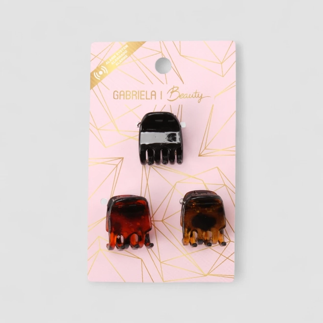 Kit 3 Presilhas de Cabelo Gabriela Beauty Multicolor