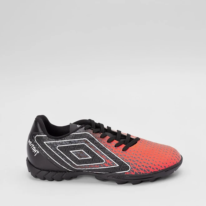 Chuteira Society Umbro Mutant Laranja & Preto