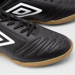 Chuteira Futsal Umbro Detalhe Pespontos Preto