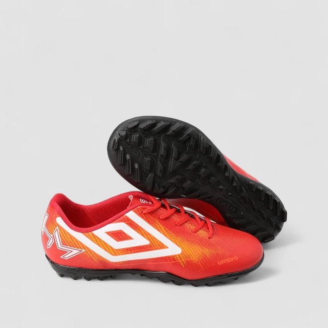 Chuteira Masculina Umbro Vermelho & Laranja