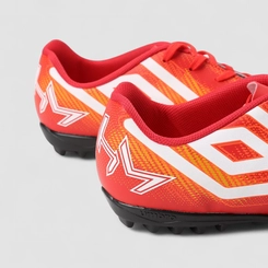 Chuteira Masculina Umbro Vermelho & Laranja