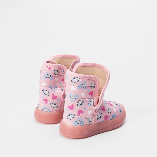 Bota Infantil Molekinha Comfy Gatinho Rosa