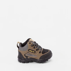 Bota Coturno Bebê Mini-Pé Adventure Marrom & Preto