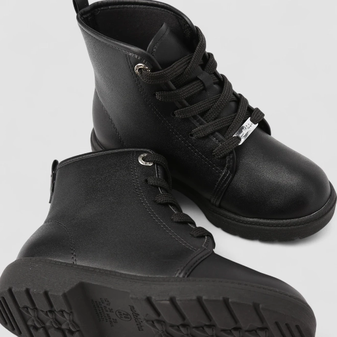 Bota Coturno Infantil Molekinha Preto