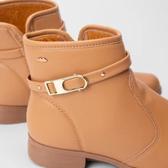 Ankle Boot Dakota Detalhe Fivela Caramelo