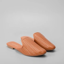 Mule Feminino Penélope Tressê Caramelo