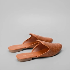 Mule Feminino Penélope Tressê Caramelo