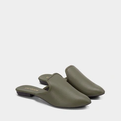 Mule Penélope Basic Verde Oliva