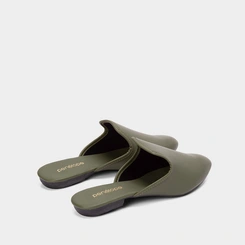 Mule Penélope Basic Verde Oliva