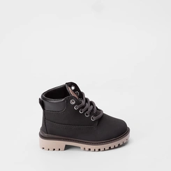 Bota Coturno Bebê Molekinho Tratorada Preto