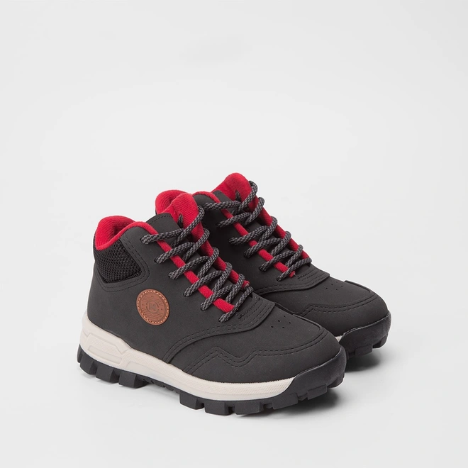 Bota Coturno Infantil Molekinho Advent Preto