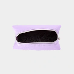 Necessaire Qualis Glam Ziper Pérola Lilás