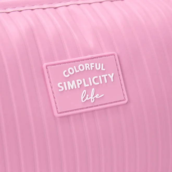Necessaire Qualis Colorful Simplicity Life Rosa