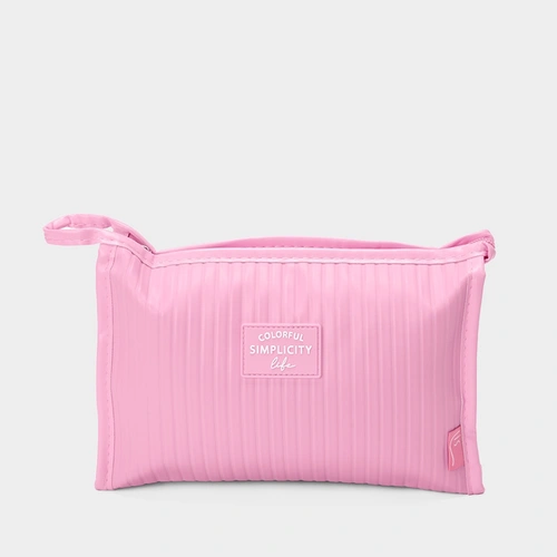 Necessaire Qualis Colorful Simplicity Life Rosa