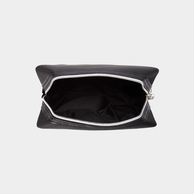Necessaire Qualis Glam Ziper Pérola Preto