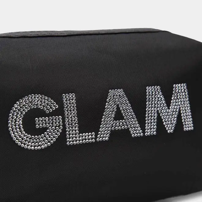 Necessaire Qualis Glam Ziper Pérola Preto