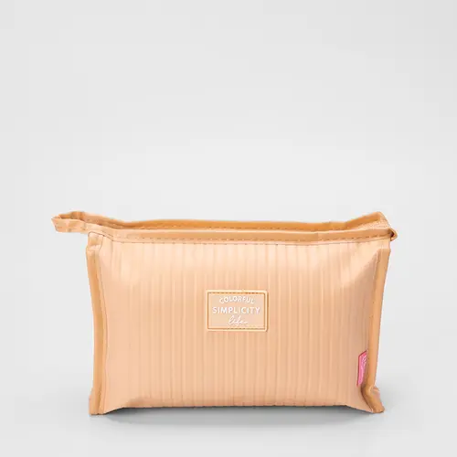 Necessaire Qualis Colorful Simplicity Life Bege