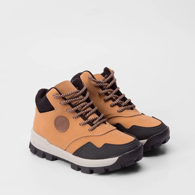 Bota Coturno Infantil Molekinho Advent Caramelo