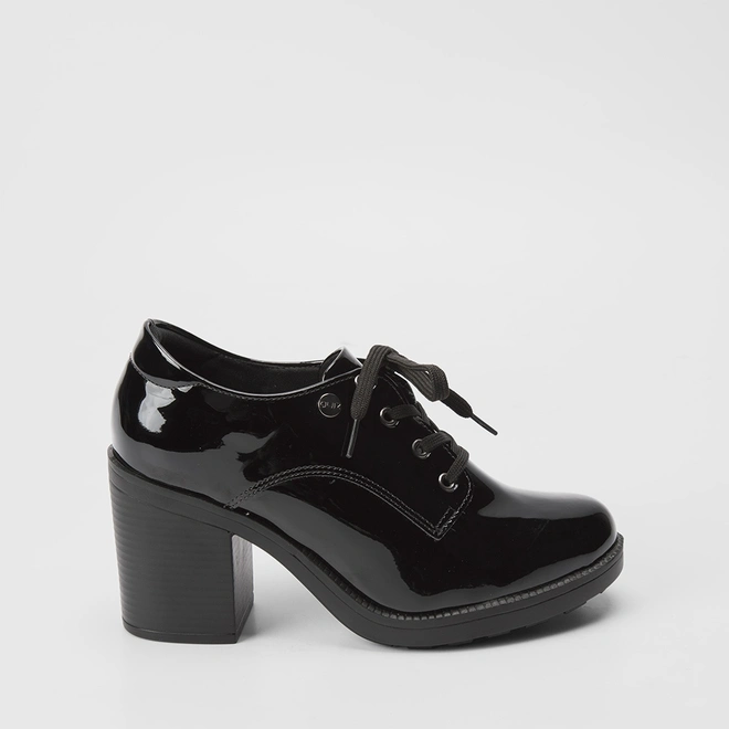 Sapato Oxford Quiz Verniz Preto