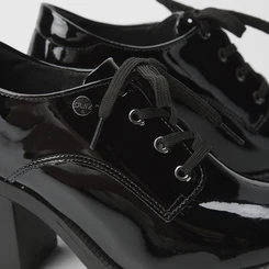 Sapato Oxford Quiz Verniz Preto