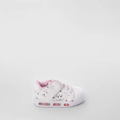 Tênis Bebê Grugui Casual Led Gatinhos Branco