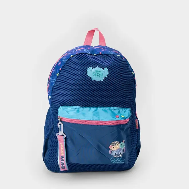 Mochila Disney Stitch Rosa & Azul