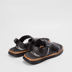 Sandália Pegada Anatomic Couro Preto