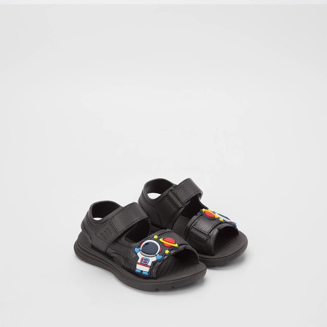 Sandália Infantil Vertus Astronauta Preto
