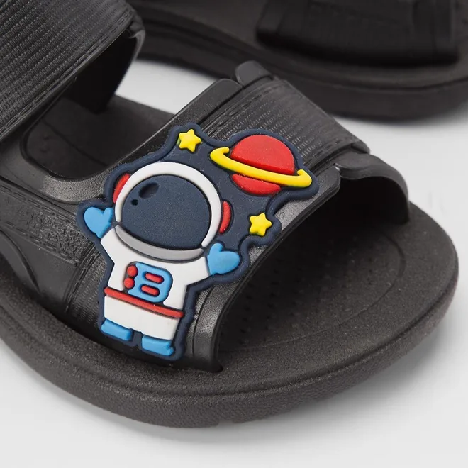 Sandália Infantil Vertus Astronauta Preto