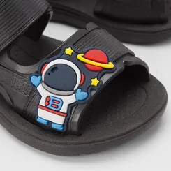 Sandália Infantil Vertus Astronauta Preto