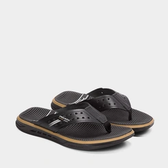 Chinelo Pegada Anatomics Couro Preto