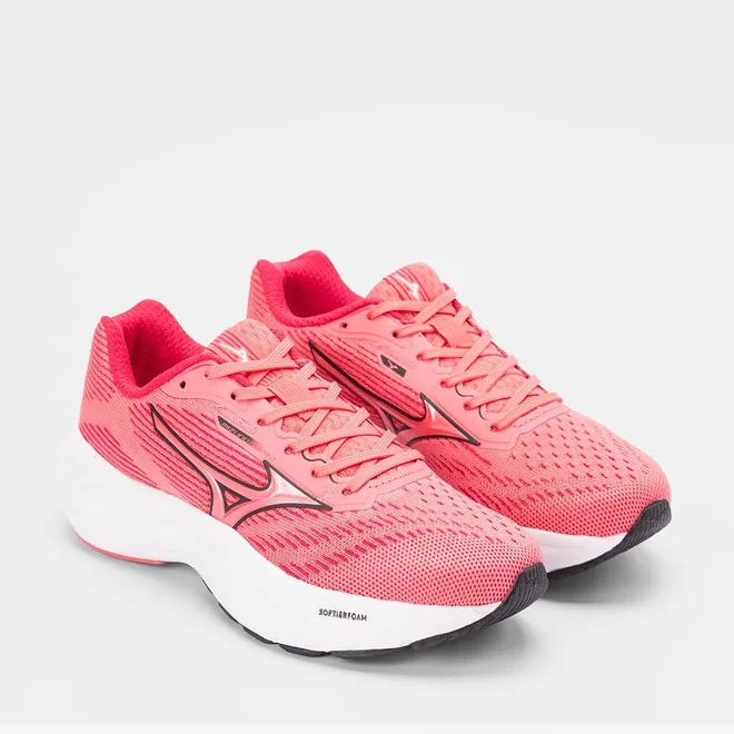 Tênis Mizuno Goya 2 Esportivo Feminino Rosa Neon