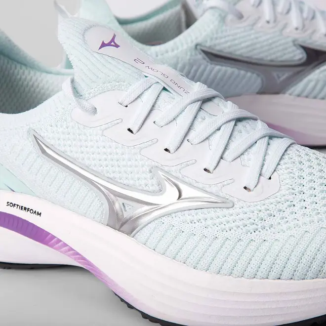 Tênis Mizuno Glow 2 Feminino Lilás & Branco