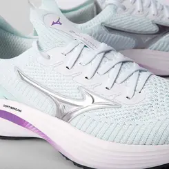 Tênis Mizuno Glow 2 Feminino Lilás & Branco