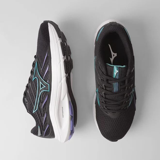 Tênis Mizuno Jet 8 Esportivo Feminino Verde & Preto
