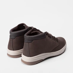Bota Coturno Mac & Jac Couro Marrom