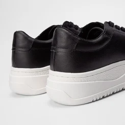 Tênis Masculino Mac & Jac Casual Couro Preto