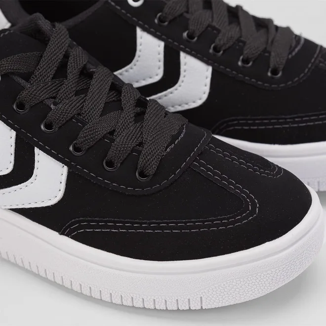 Tênis Casual Feminino Penélope Flatform Recorte Nobuck Preto