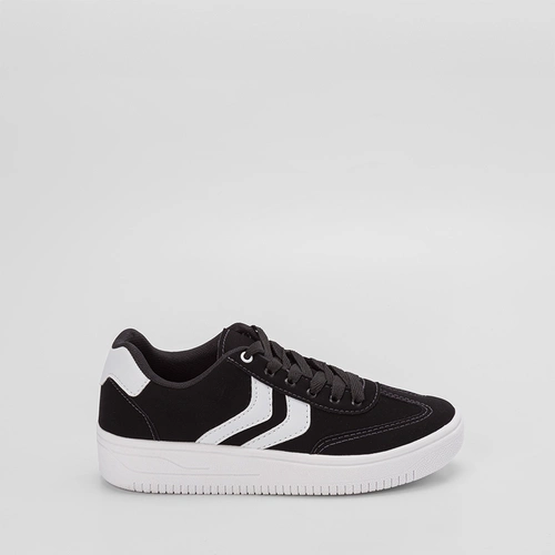 Tênis Casual Feminino Penélope Flatform Recorte Nobuck Preto