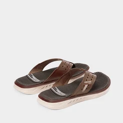 Chinelo Pegada Anatomics Couro Marrom