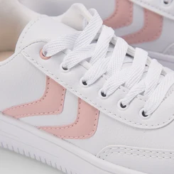 Tênis Penélope Flatform Feminino Recorte Rosa & Branco