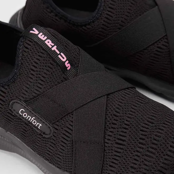 Slip On Feminino Vertus Confort Calce Fácil Preto