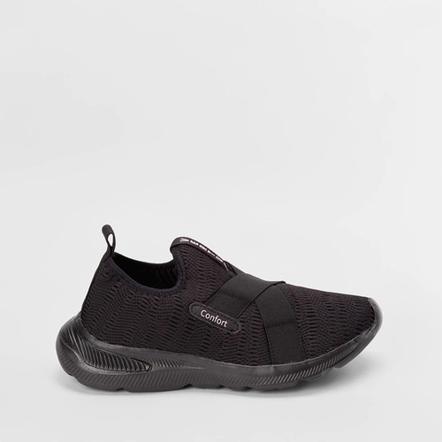 Tênis Vertus Confort Feminino Slip On Preto
