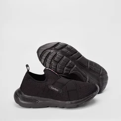 Slip On Feminino Vertus Confort Calce Fácil Preto