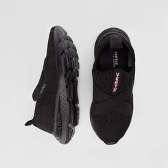 Slip On Feminino Vertus Confort Calce Fácil Preto