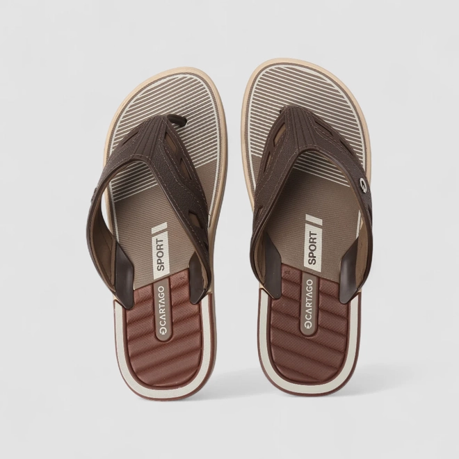 Chinelo Cartago Sport Dallas Marrom